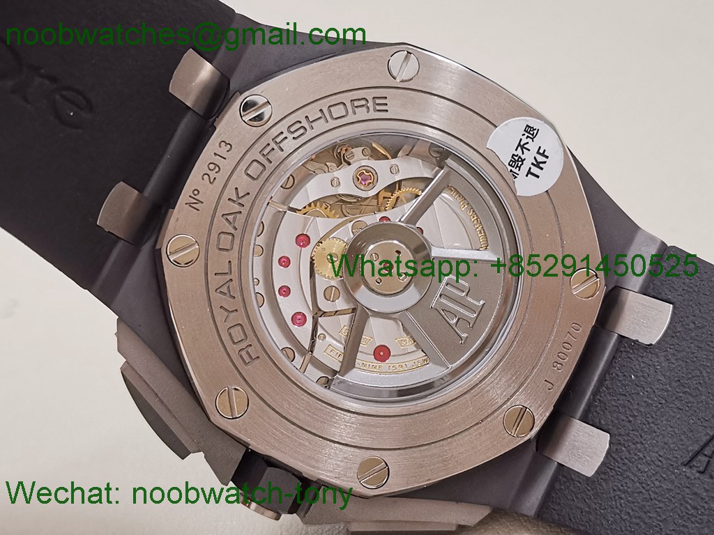 Replica Audemars Piguet AP ROO Offshore 44mm Black Ceramic TKF SuperClone A3126