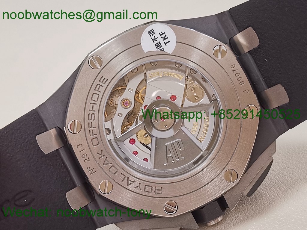 Replica Audemars Piguet AP ROO Offshore 44mm Black Ceramic TKF SuperClone A3126