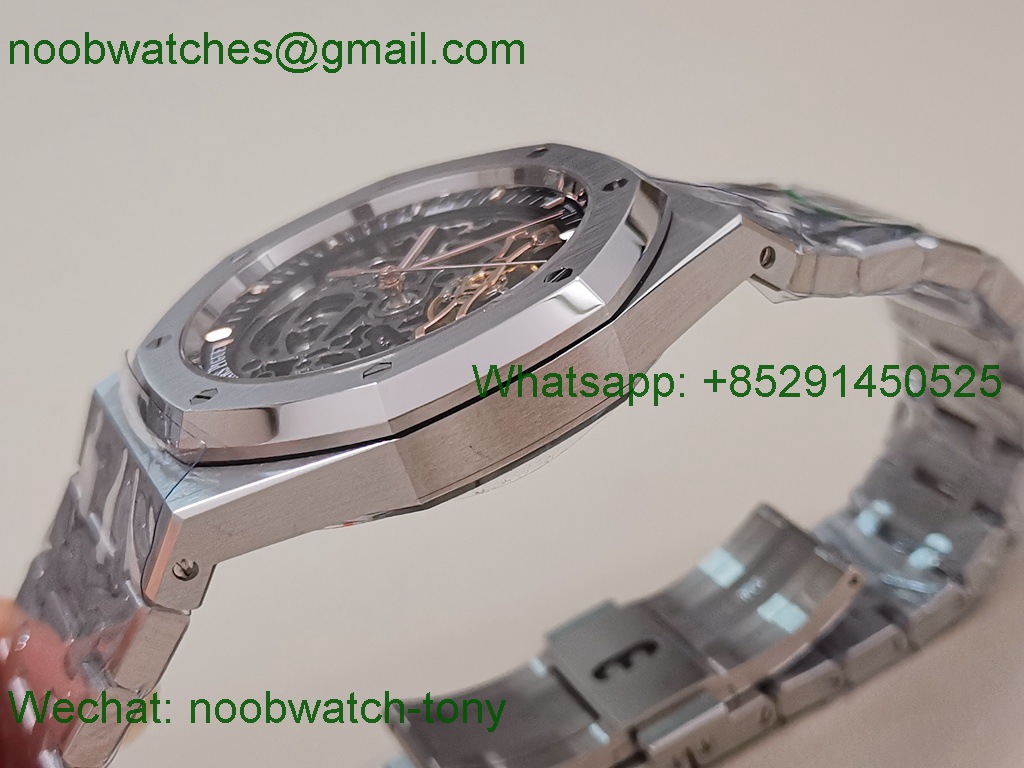 Replica Audemars Piguet AP Royal Oak 41mm Openworked 15407 THBF 1:1 Best SuperClone SA3132 V2