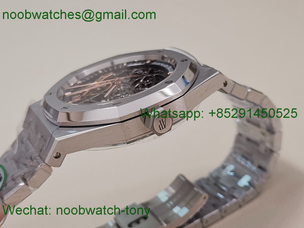 Replica Audemars Piguet AP Royal Oak 41mm Openworked 15407 THBF 1:1 Best SuperClone SA3132 V2