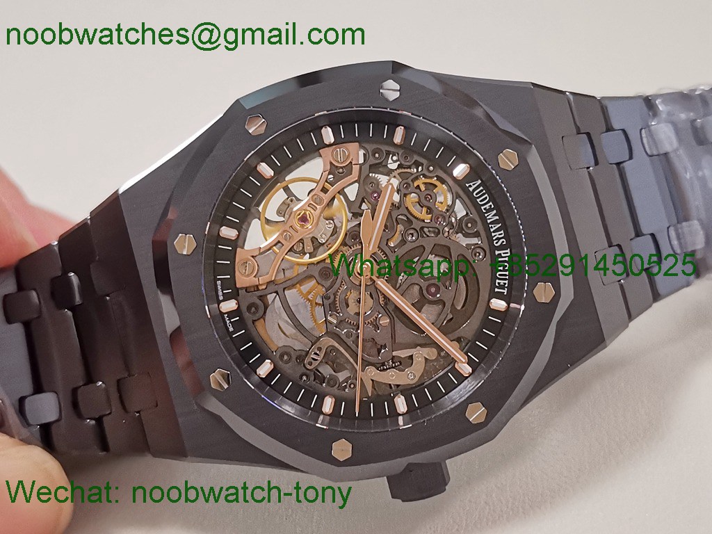 Replica Audemars Piguet AP Royal Oak 41mm Black Ceramic 15416CE THBF 1:1 Best SuperCLone SA3132 V2
