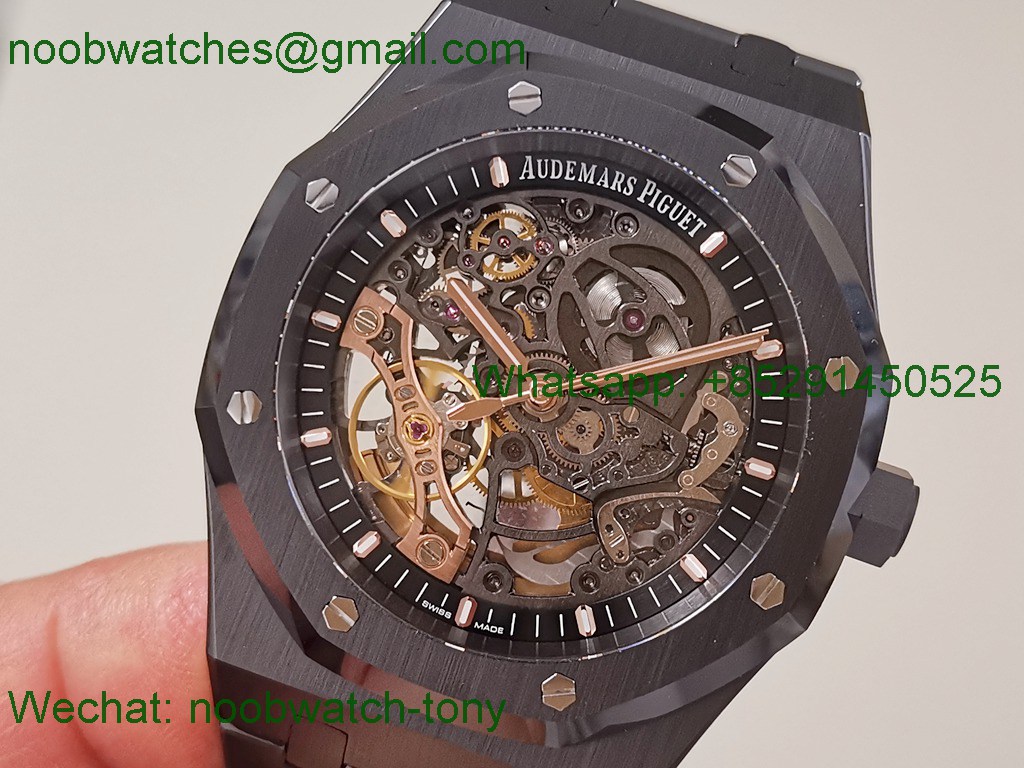 Replica Audemars Piguet AP Royal Oak 41mm Black Ceramic 15416CE THBF 1:1 Best SuperCLone SA3132 V2