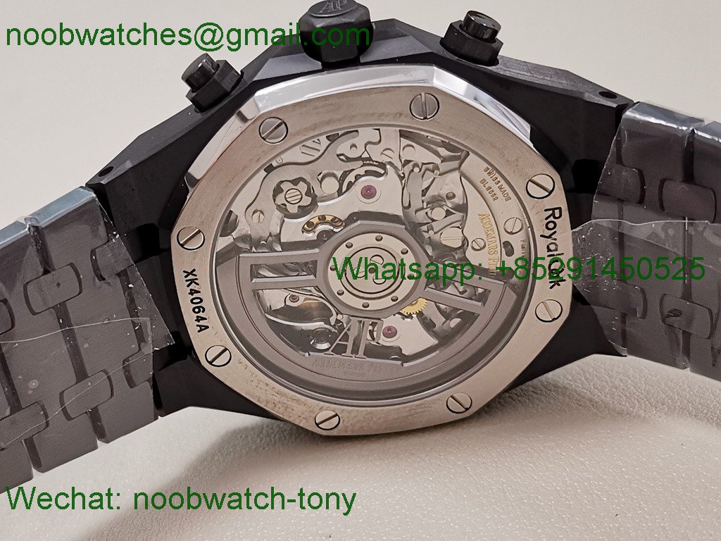 Replica Audemars Piguet AP Royal Oak Chrono 26240 Black Ceramic APSF 1:1 Best SuperCLone SA4401
