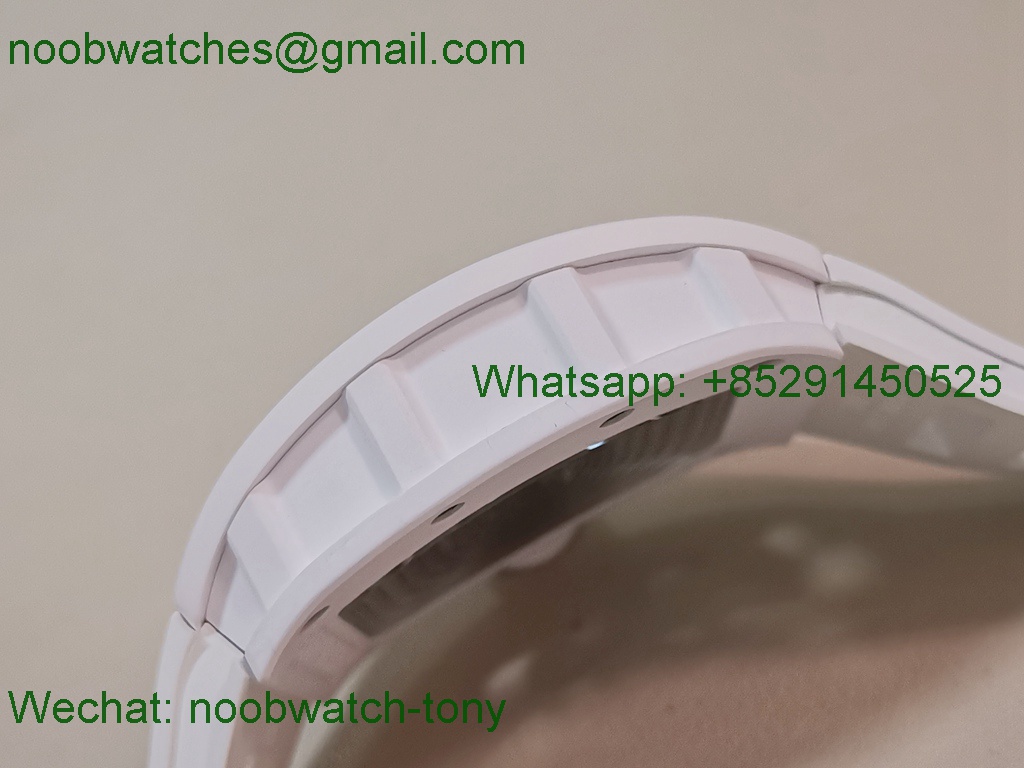Replica Richard Mille RM055 White Ceramic ZF V3 1:1 SuperCLone Skeleton RMUL2 