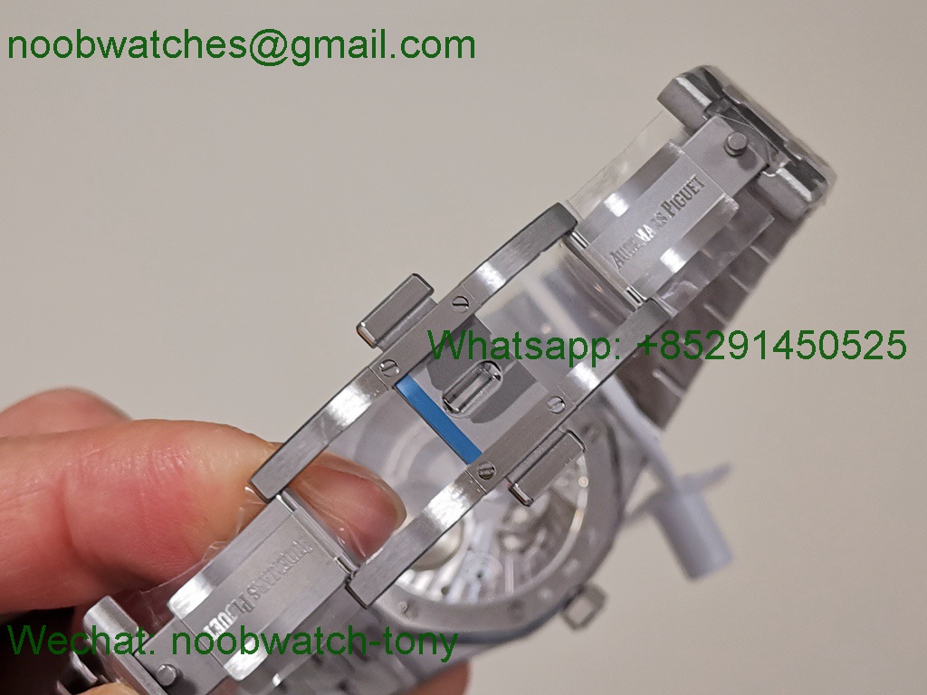 Replica Audemars Piguet AP Royal Oak 41mm Tourbillon SS BBS Best SuperCLone Gray Dial