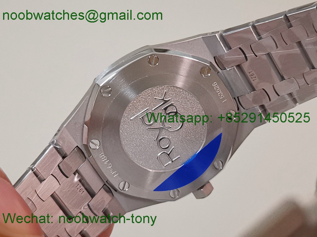 Replica Audemars Piguet AP Lady Royal Oak 33mm 67651 Diamonds ZF 1:1 Best SuperCLone White Dial Quartz