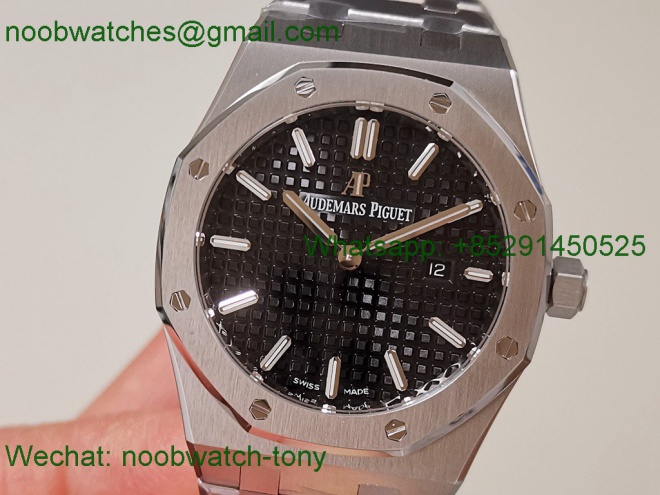 Replica Audemars Piguet AP Lady Royal Oak 33mm ZF 1:1 Best Black Dial ETA Quartz