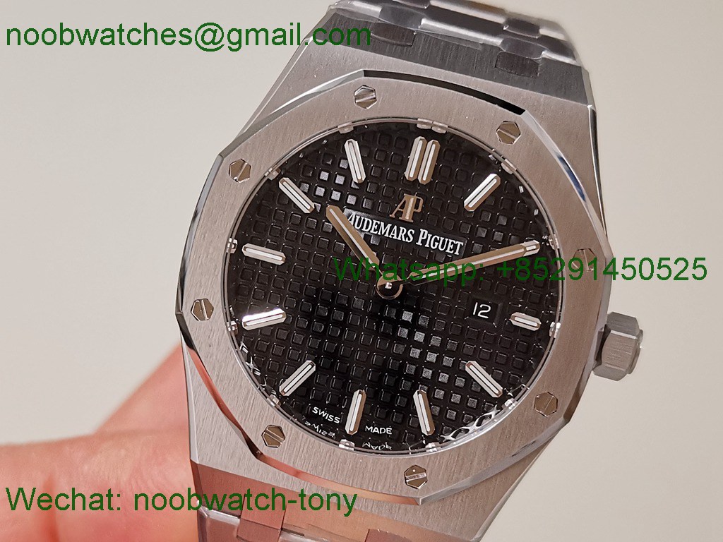Replica Audemars Piguet AP Lady Royal Oak 33mm ZF 1:1 Best Black Dial ETA Quartz