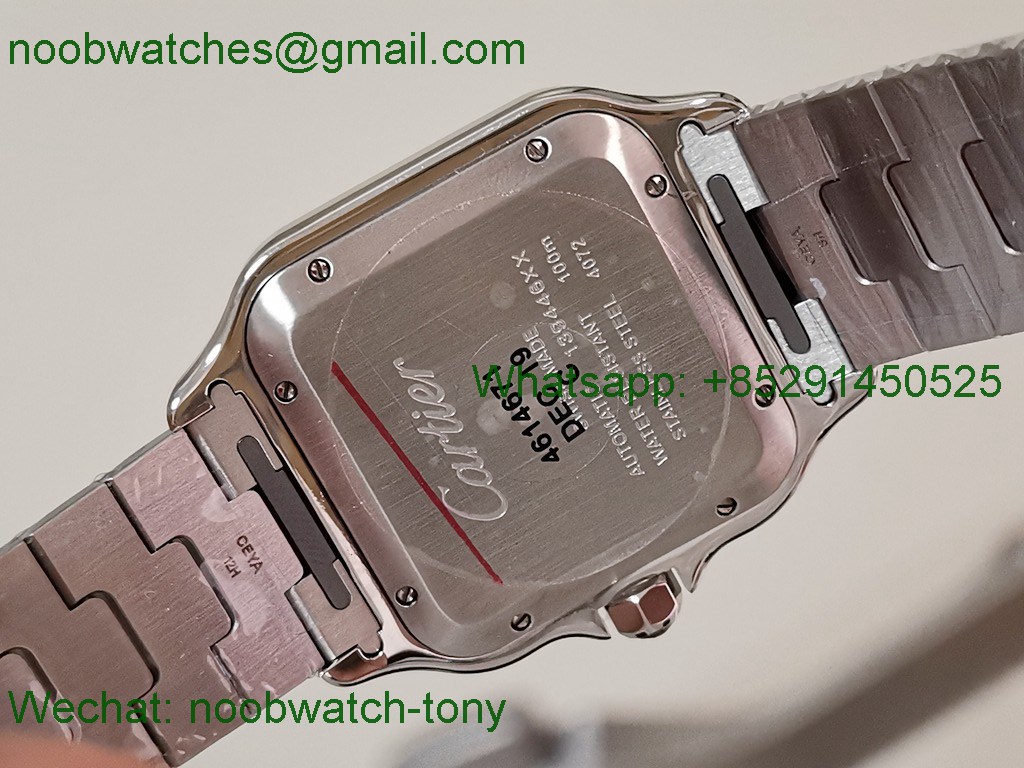 Replica Cartier Santos De Cartier 40mm Mens XL Blue Dial BVF MY9015 SuperClone