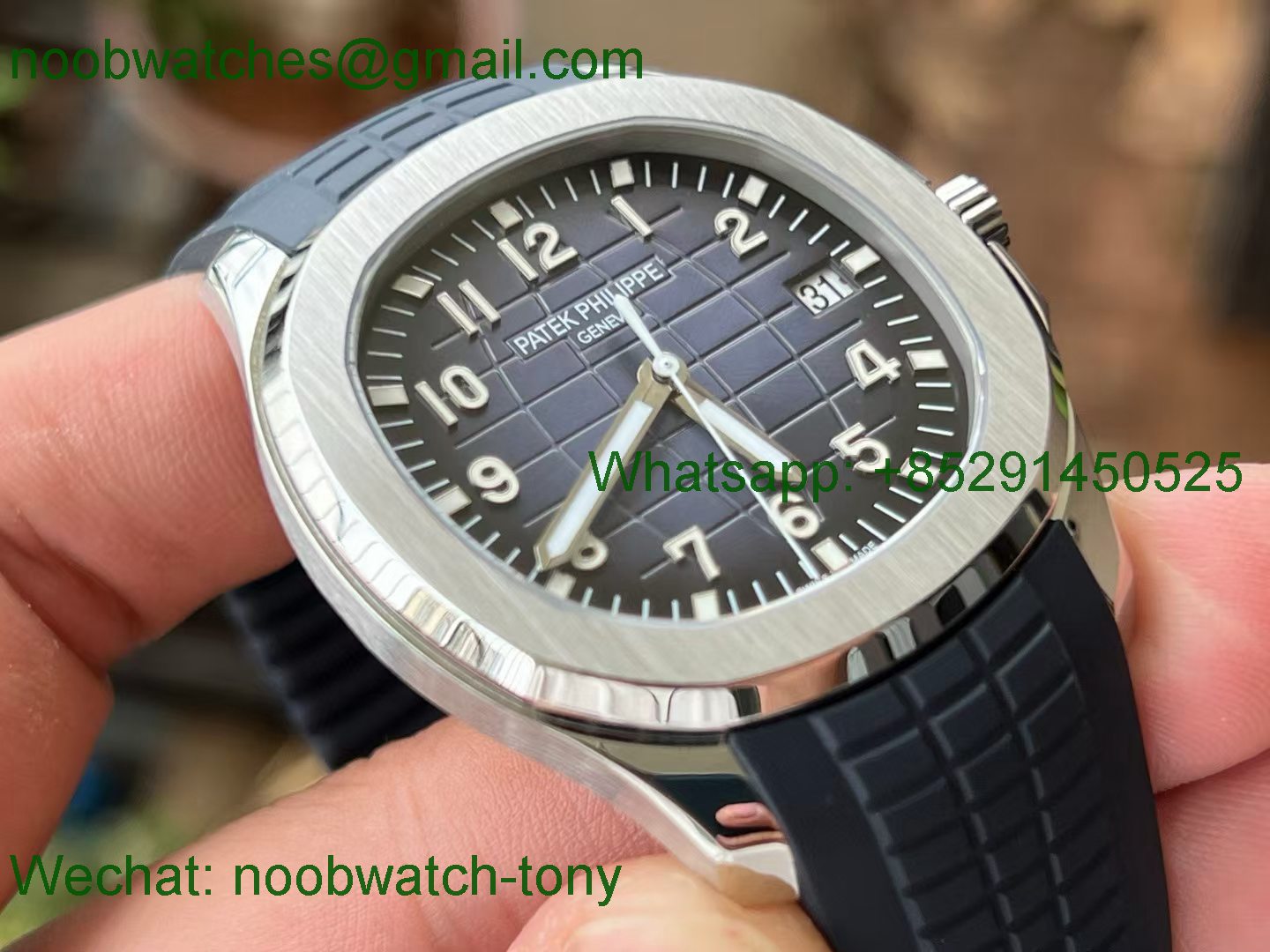 Replica Patek Philippe Aquanaut 5168G Gain Weight APW 1:1 Best SuperClone Blue Dial Rubber 324CS