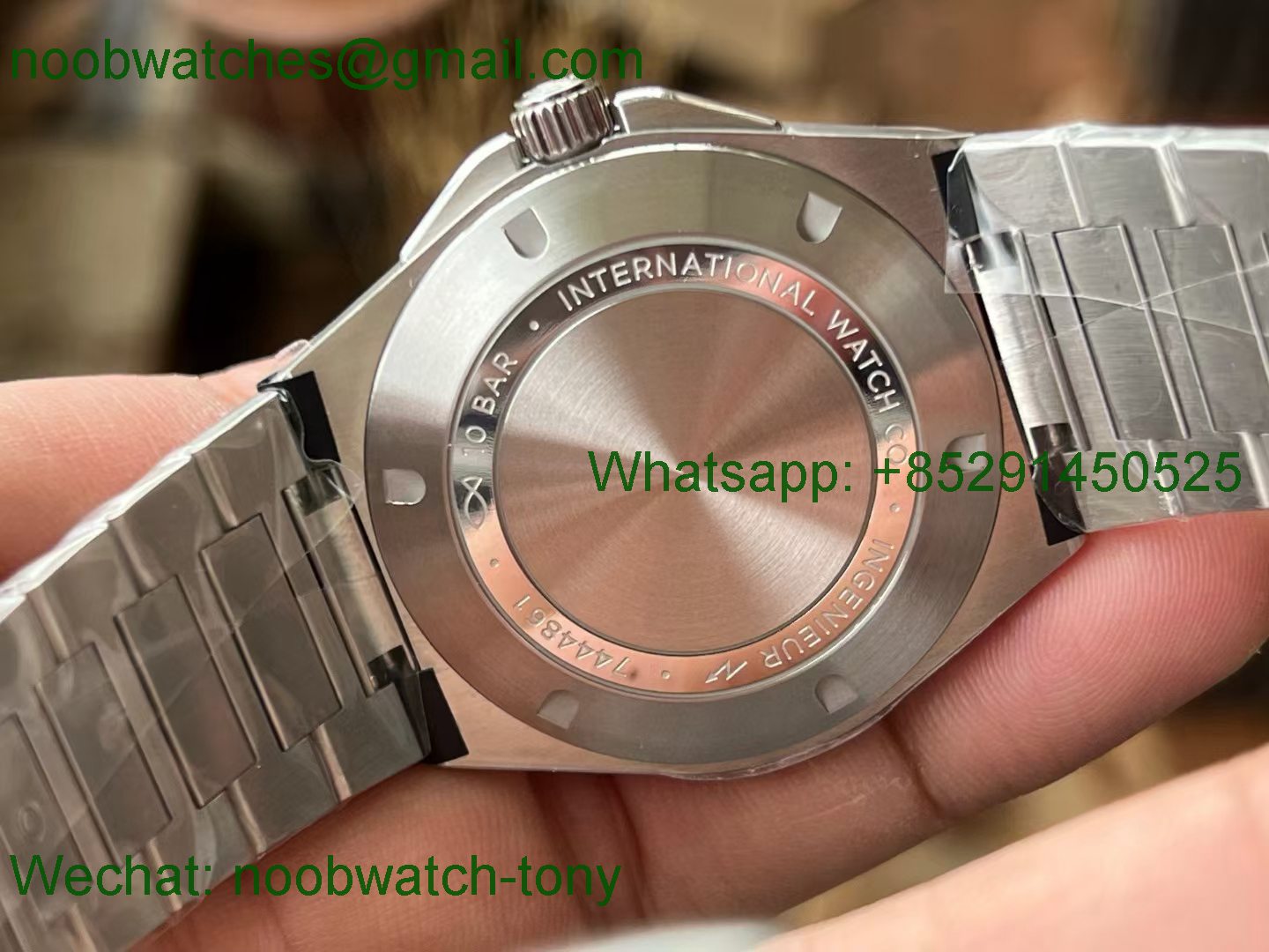 Replica IWC Ingenieur IW328903 V7F SuperClone Green Dial 2892