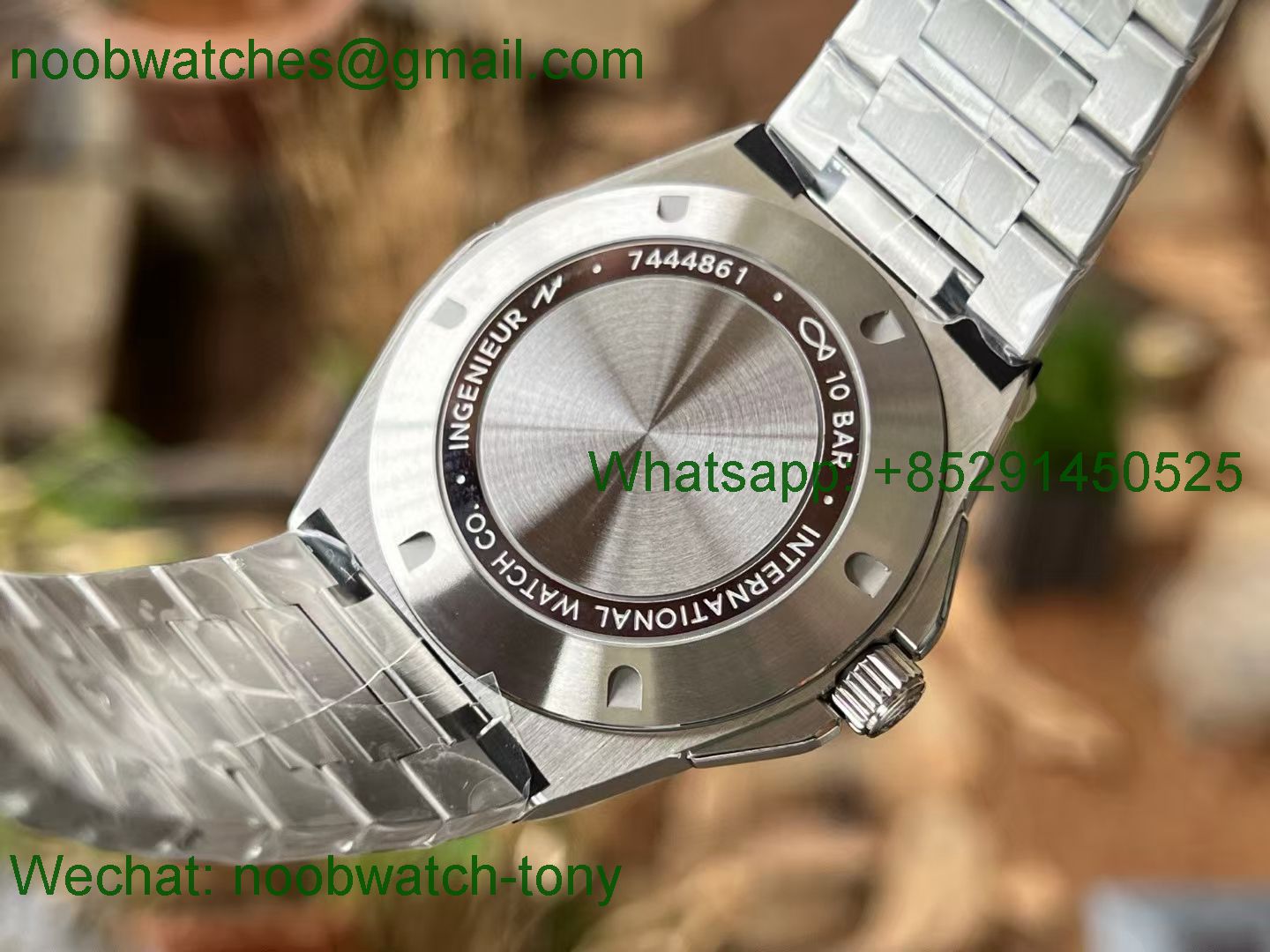 Replica IWC Ingenieur IW328903 V7F SuperClone Green Dial 2892