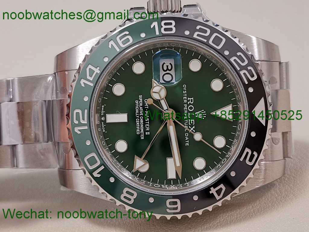 Replica Rolex GMT-Master II 126729 VTNR EWE Best Green Dial On Oyster Bracelet SH3285