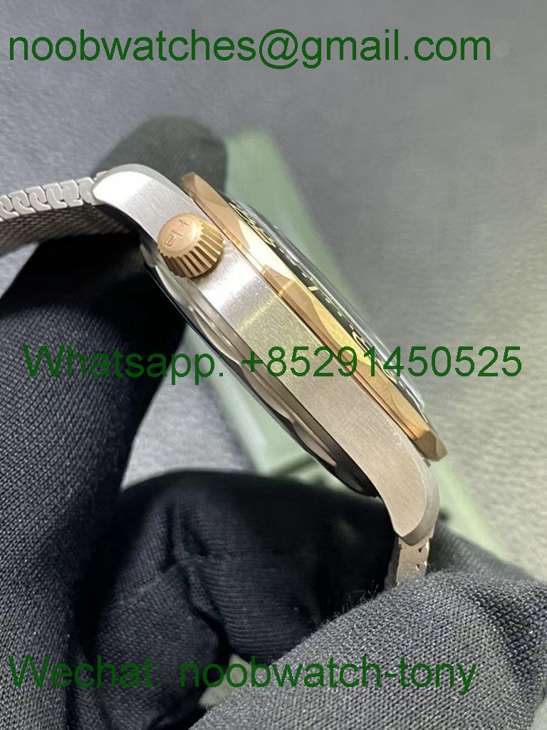 Replica OMEGA Seamaster 300M Diver Titanium Bronze VSF 1:1 Best SuperCLone Green Dial on Titanium Mesh Bracelet A8806