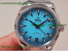 Replica OMEGA Aqua Terra 150M VSF 1:1 Best SuperCLone Turquoise Blue Dial A8900