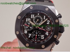 Replica Audemars Piguet AP Offshore Knight TKF 1:1 Best SuperCLone Black Dial Red A3126
