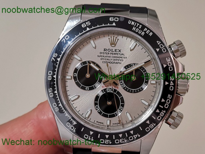 Replica Rolex Daytona 126519 Gain Weight VSF 1:1 Best SuperCLone Gray Dial Oysterflex DD4130