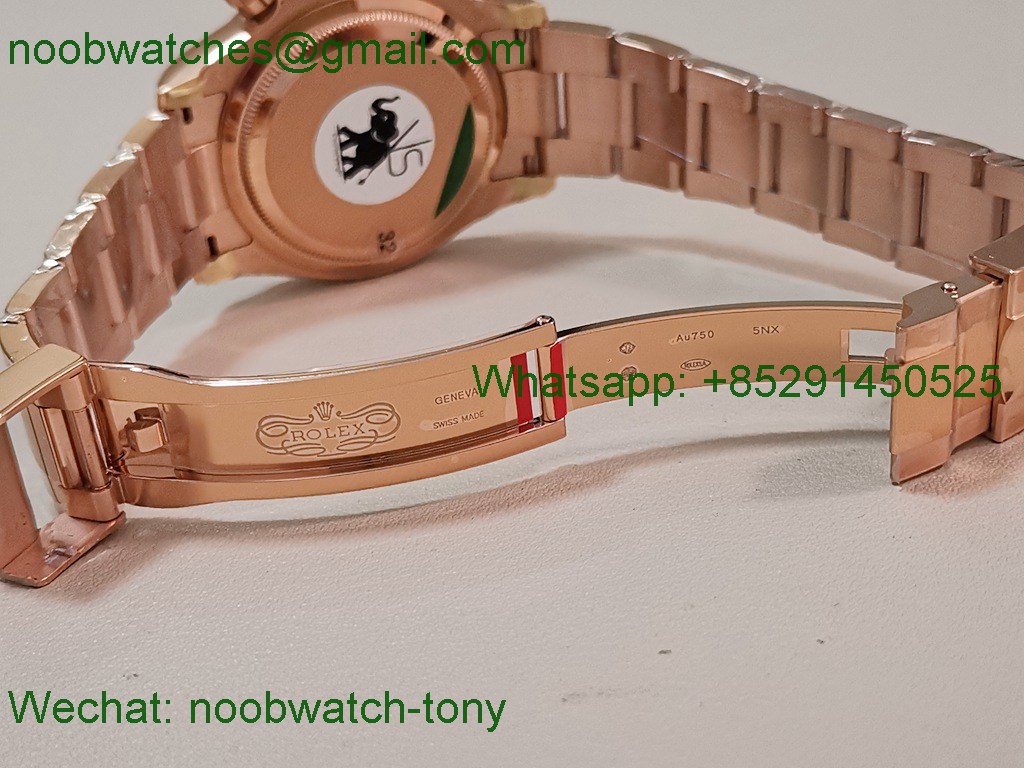 Replica Rolex Daytona 126505 Rose Gold Gain Weight VSF 1:1 Best SuperCLone Black Dial DD4131