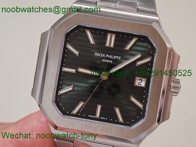 Replica Patek Philippe Cubitus 5821 Square Green Dial PPF 330 SuperClone 