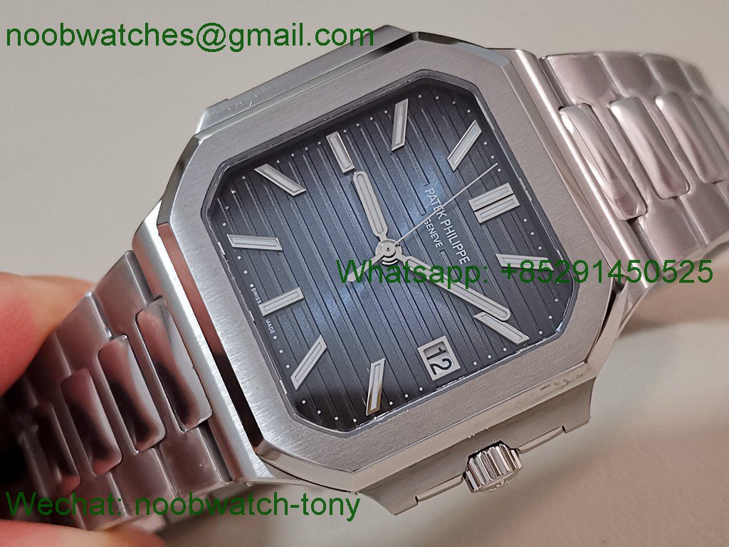 Replica Patek Philippe Cubitus 5821 Square Blue Dial PPF 330 SuperClone 