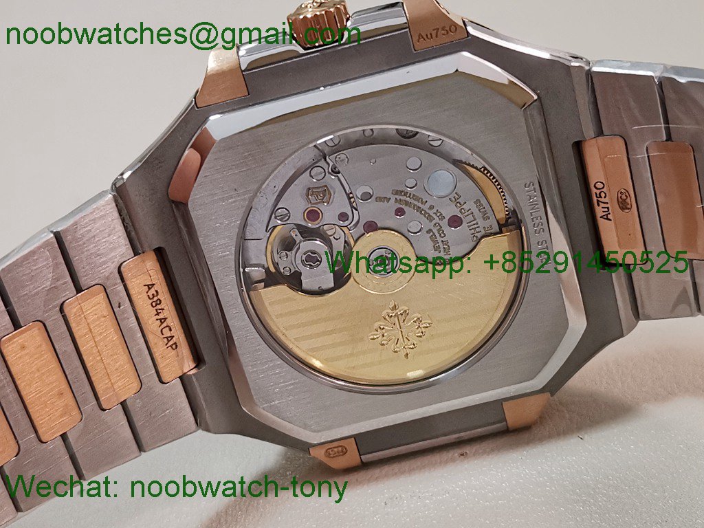 Replica Patek Philippe Cubitus 5821 Rose Gold SS Blue Dial PPF 330 SuperClone