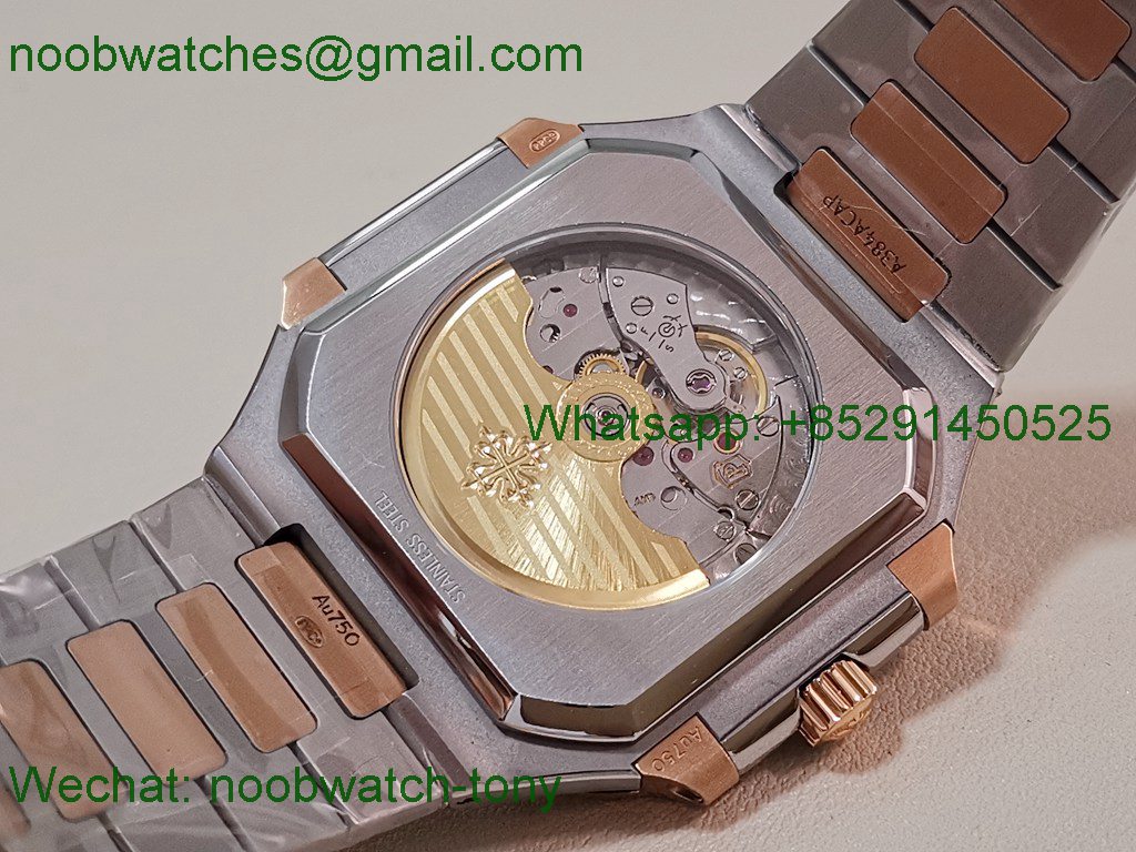 Replica Patek Philippe Cubitus 5821 Rose Gold SS Blue Dial PPF 330 SuperClone