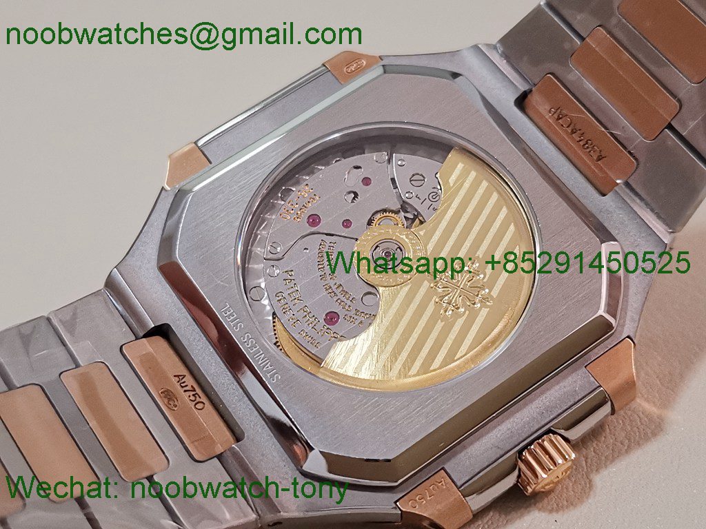 Replica Patek Philippe Cubitus 5821 Rose Gold SS Blue Dial PPF 330 SuperClone