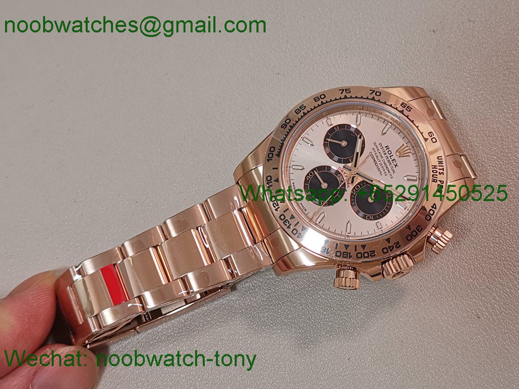 Replica Rolex Daytona 126505 Rose Gold Gain Weight VSF 1:1 Best SuperCLone RG Dial DD4131