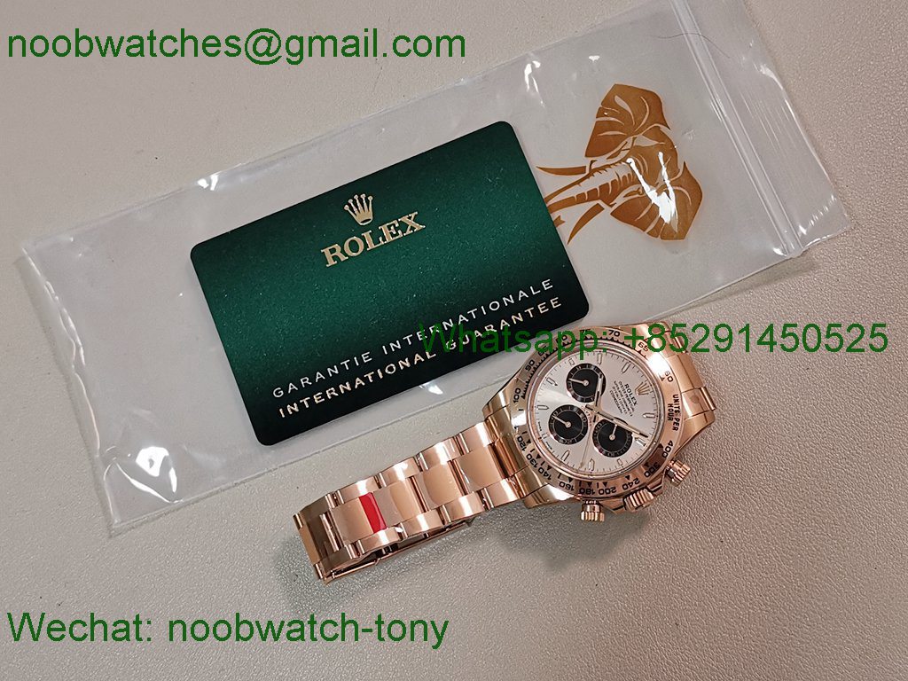 Replica Rolex Daytona 126505 Rose Gold Gain Weight VSF 1:1 Best SuperCLone RG Dial DD4131