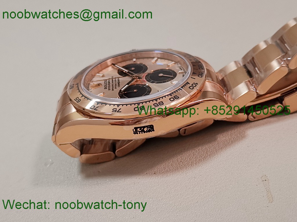Replica Rolex Daytona 126505 Rose Gold Gain Weight VSF 1:1 Best SuperCLone RG Dial DD4131