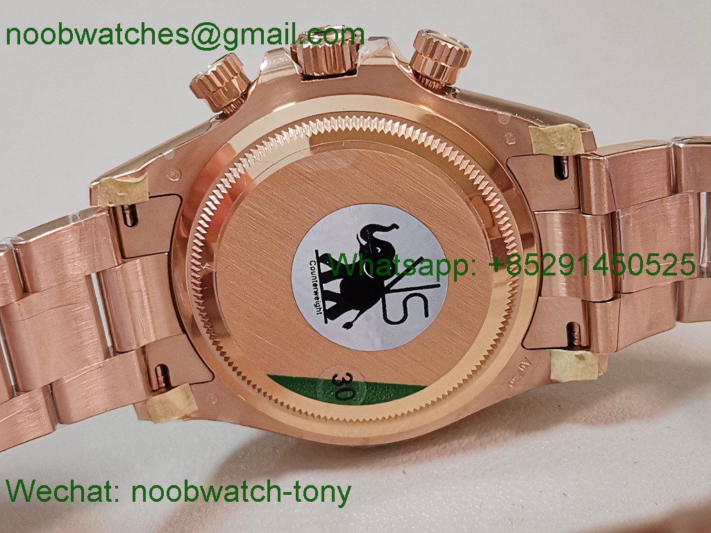Replica Rolex Daytona 126505 Rose Gold Gain Weight VSF 1:1 Best SuperCLone RG Dial DD4131