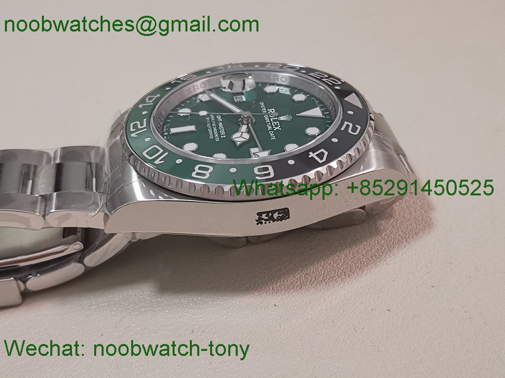 Replica Rolex GMT Master II 126729 VTNR Green Dial VSF Best SuperClone DD3285 CHS V3