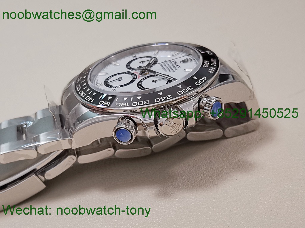 Replica Rolex Daytona 126500 VSF Best SuperClone 904L White Dial DD4131