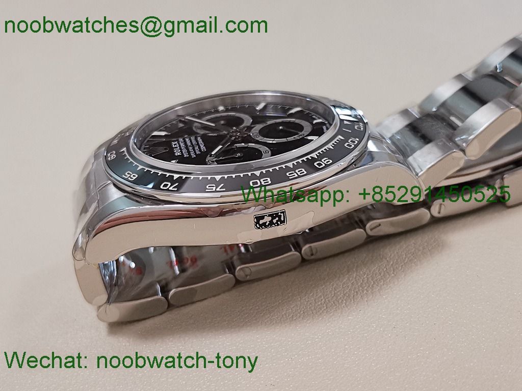 Replica Rolex Daytona 126500 VSF Best SuperClone 904L Black Dial DD4131