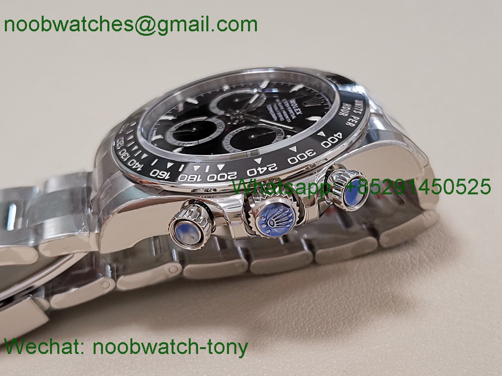 Replica Rolex Daytona 126500 VSF Best SuperClone 904L Black Dial DD4131