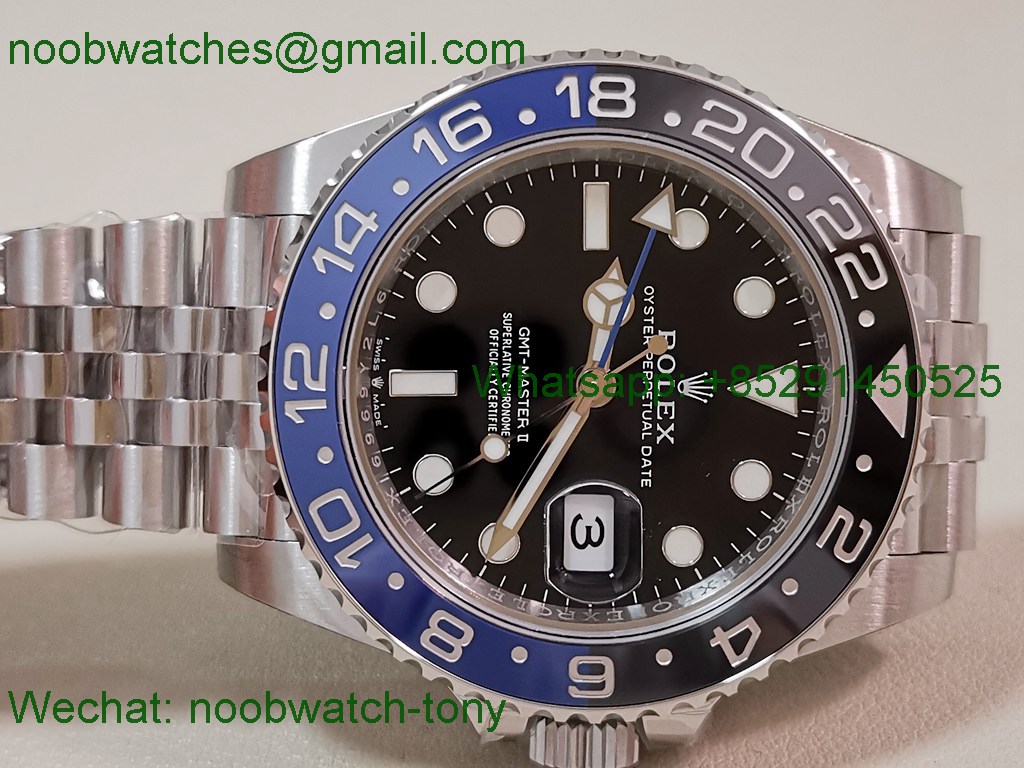 Replica Rolex GMT 126710 BLNR VSF Best SuperCLone Julibee Bracelet DD3285 V3