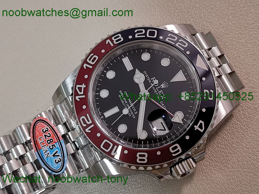 Replica Rolex GMT II 126710 BLRO 904L VSF Best SuperClone Jubilee DD3285 V3