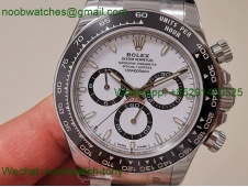 Replica Rolex Daytona 126500 VSF Best SuperClone 904L White Dial DD4131