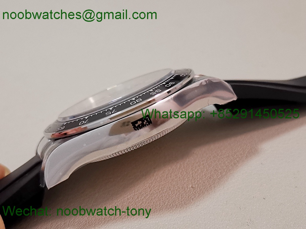 Replica Rolex Daytona 126519 Black Silver Dial EWE OysterFlex A4131