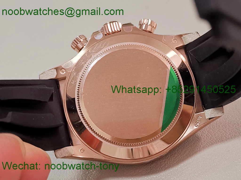 Replica Rolex Daytona 126515LN Rose Gold Brown Dial OysterFlex EWE A4131