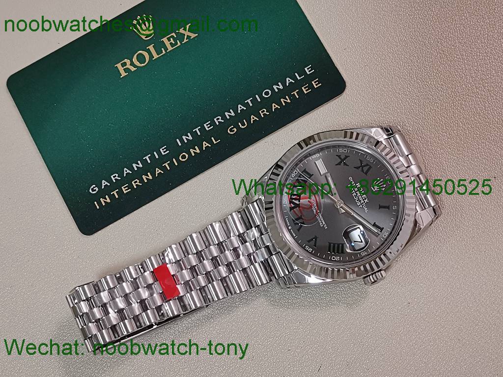 Replica Rolex DateJust Wimbledon 41 126334 904L V2 VSF SuperCLone Best Jubilee DD3235