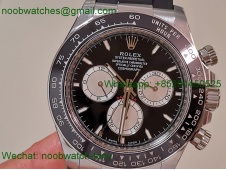 Replica Rolex Daytona 126519 Black Silver Dial EWE OysterFlex A4131