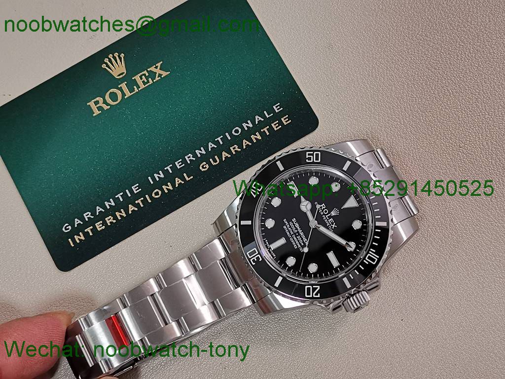 Replica Rolex Submariner 114060 Black Ceramic No Date VSF 1:1 Best SuperClone VS3130