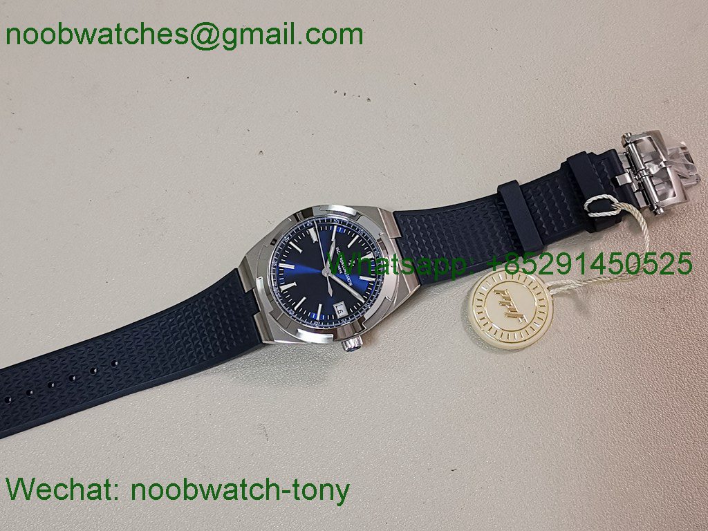 Replica Vacheron Constantin Overseas 4500V Blue Dial PPF 1:1 Best A5100 on Rubber