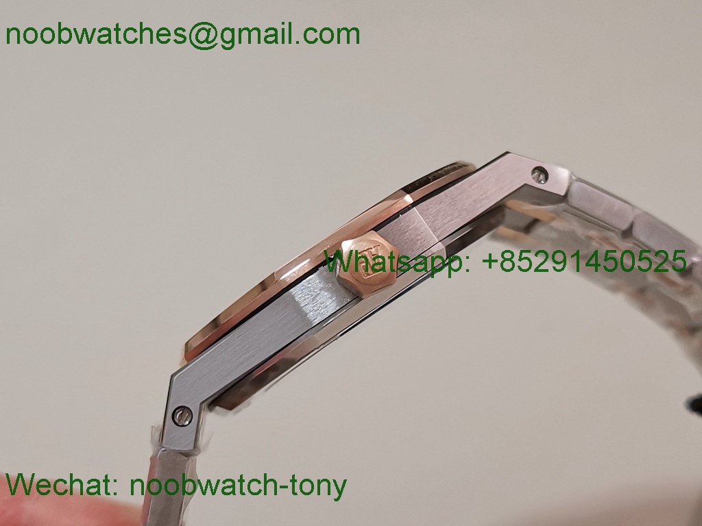 Replica Audemars Piguet AP Lady Royal Oak 33mm 2Tone Rose Gold ZF SuperClone Best RG Dial ETA Quartz