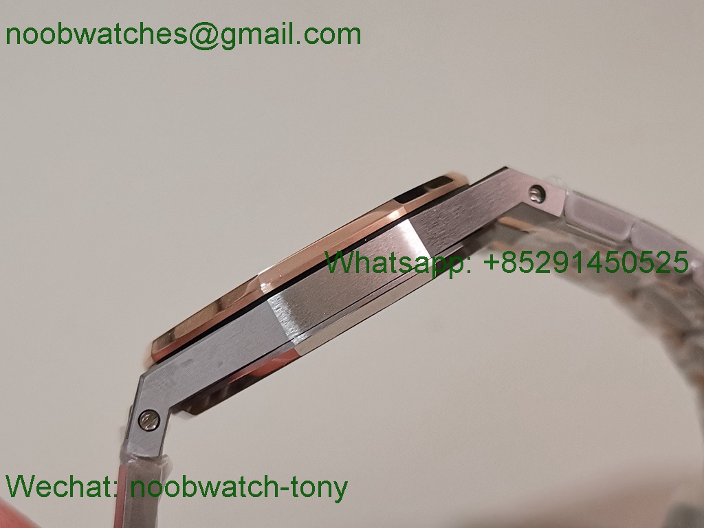 Replica Audemars Piguet AP Lady Royal Oak 33mm 2Tone Rose Gold ZF SuperClone Best RG Dial ETA Quartz