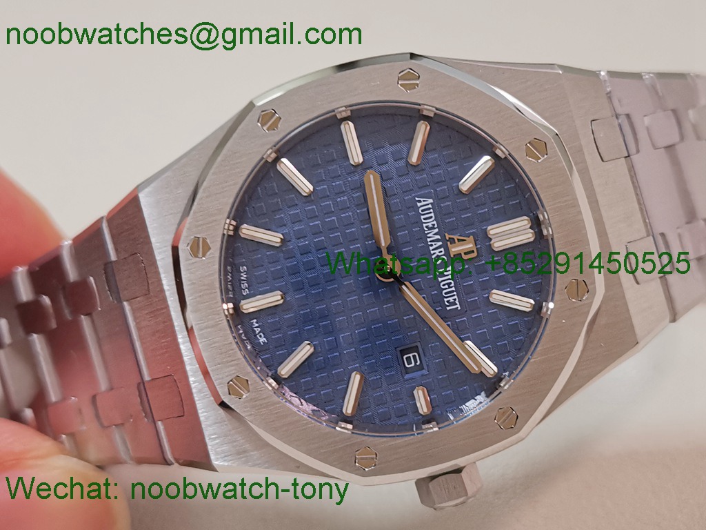 Replica Audemars Piguet AP Lady Royal Oak 33mm ZF SuperClone Best Blue Dial ETA Quartz