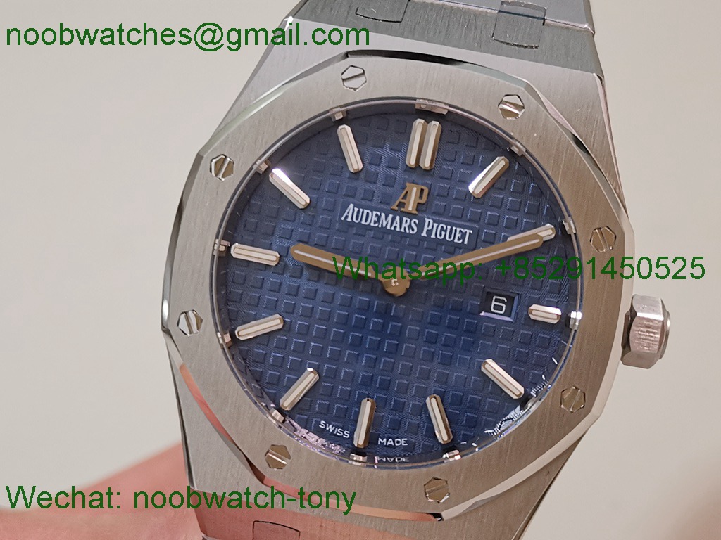 Replica Audemars Piguet AP Lady Royal Oak 33mm ZF SuperClone Best Blue Dial ETA Quartz