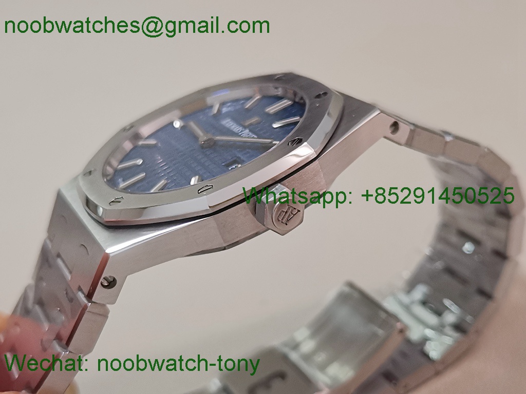 Replica Audemars Piguet AP Lady Royal Oak 33mm ZF SuperClone Best Blue Dial ETA Quartz