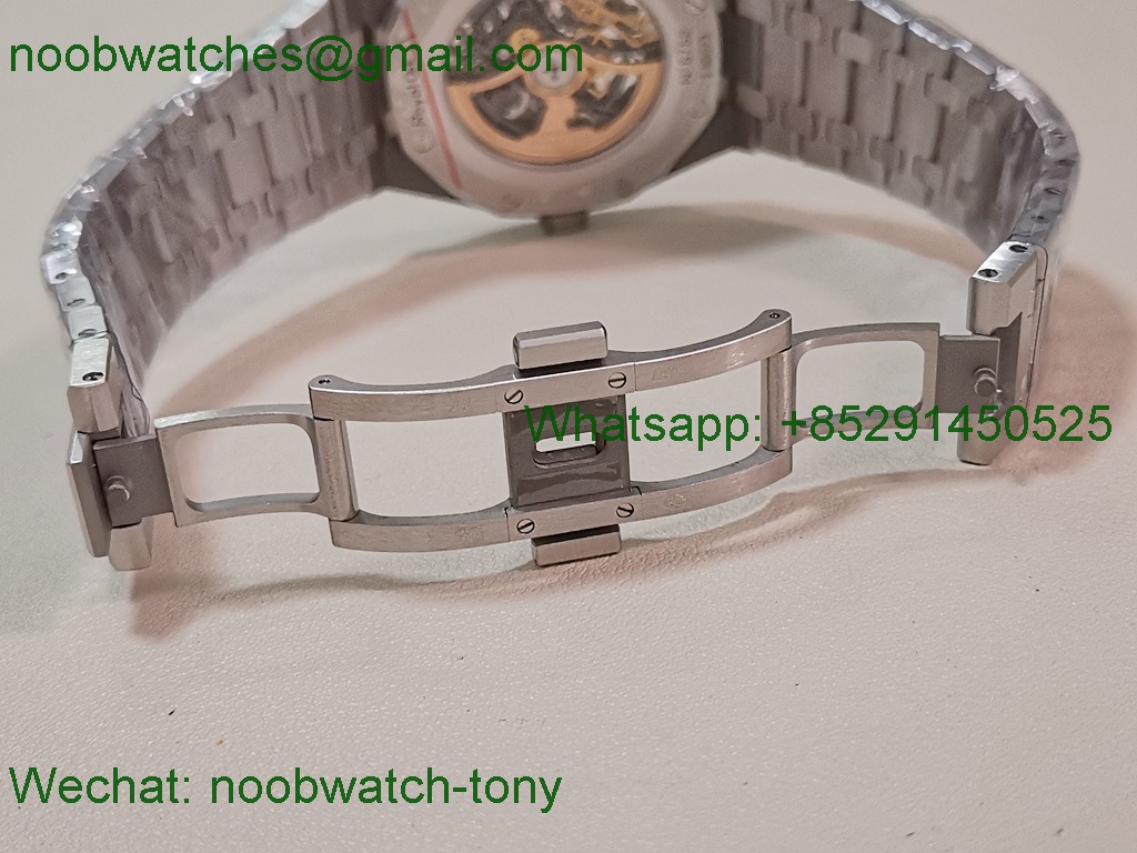 Replica Audemars Piguet AP Royal Oak 41mm Skeleton 15407 THBF SuperClone Best V2 Diamond Bezel